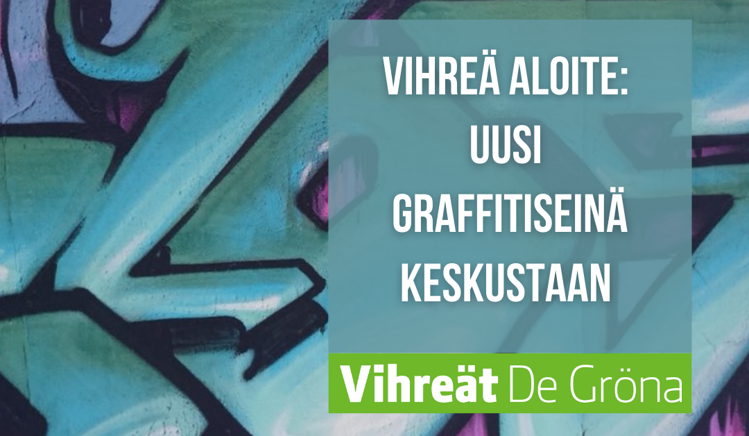Krista Petäjäjärvi: Graffitiseinä kuntakeskuksen alueelle