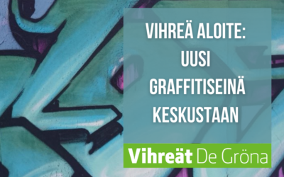 Krista Petäjäjärvi: Graffitiseinä kuntakeskuksen alueelle