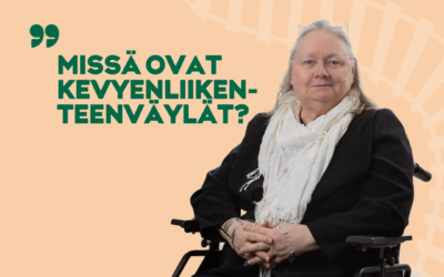 Missä ovat kevyenliikenteenväylät?